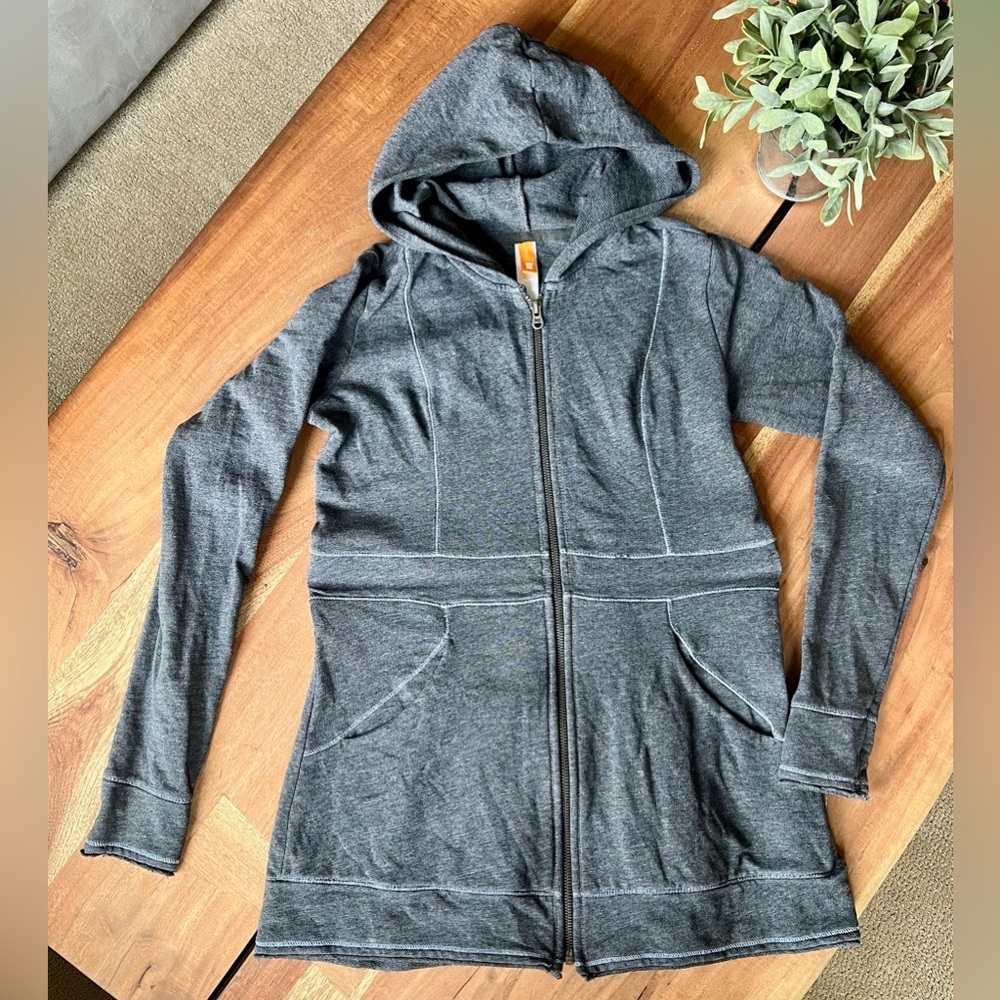 Lucy Charcoal Women's Zip-Up Hoodie
